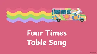 Twinkl Four Times Table Song