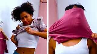 13 Fitting Room Struggles We Can All Relate To!! Clumsy Girl Struggles by Blossom