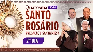 Santo Rosário 4h | Quaresma 2024 - 2º Dia Benção de libertação da Casa | 15/02 | Instituto Hesed