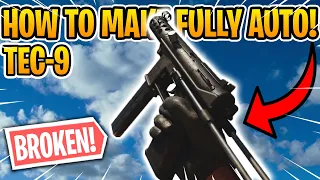 How To Make The NEW TEC-9 Fully Automatic Warzone & Cold War!