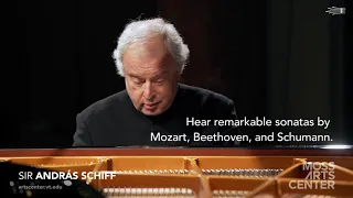 Coming to the Moss Arts Center: Sir András Schiff, piano