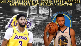 *LIVE* | Los Angeles Lakers VS Golden State Warriors Live Play By Play & Reaction! Game 2