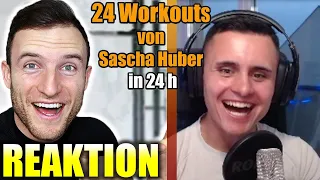 ICH reagiere auf SASCHA HUBERS REAKTION auf MICH I 24 Workouts von Sascha Huber in 24 Stunden