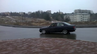 BMW E34 525 drift gio sharumashvili