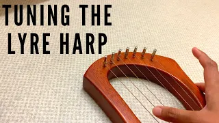 Tuning the 7 string lyre harp