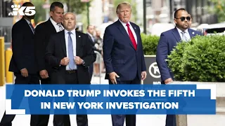 Trump takes the Fifth in NY investigation