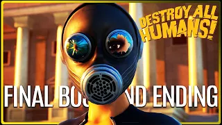 DESTROY ALL HUMANS REMAKE Final Boss and Ending 4K 60FPS