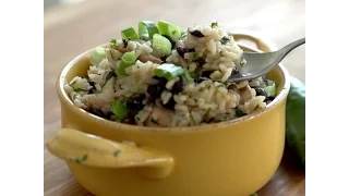 One Pan Chicken with Lime, Rice & Black Beans