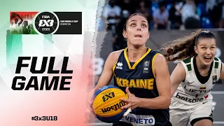 Lithuania  🇱🇹 vs Ukraine 🇺🇦 | Women | Full Game | FIBA 3x3 U18 World Cup 2023