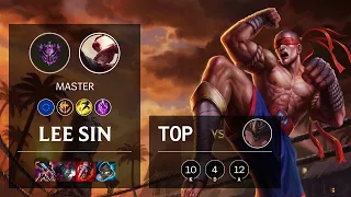 Lee Sin Top vs Malphite - EUW Master Patch 11.21