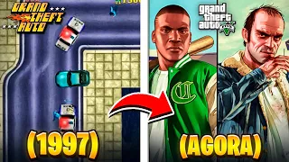 A EVOLUÇÃO DA FRANQUIA DO GTA (1997 - 2024)