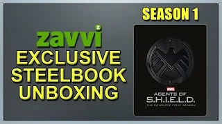 Agents of S.H.I.E.L.D.: Season 1 Zavvi Exclusive Blu-ray SteelBook Unboxing