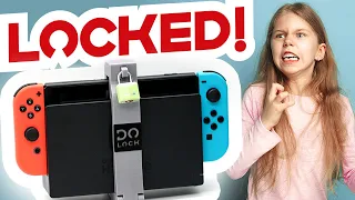 🔐 DO-LOCK 😨 Lock your Nintendo Switch - Bracket to prevent the use of Nintendo Switch