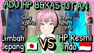 Sony Xperia 5 VS Redmi Note 9 Pro di tahun 2024 - Limbah Jepang VS HP Resmi Indo [vTuber Indonesia]