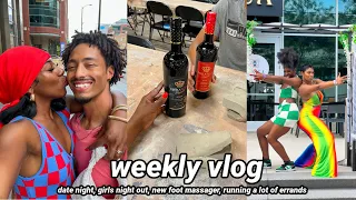 WEEKLY VLOG | LIT AF GIRLS DAY + REDECORATING APARTMENT + BYOB POTTERY DATE + LOTS OF ERRANDS + GYM