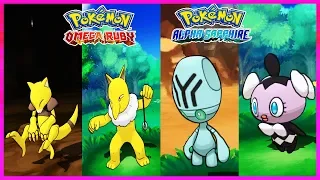 Pokemon OmegaRuby & AlphaSapphire - Abra,Hypno,Gothita & Elgyem Locations