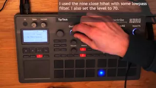 Korg Electribe 2 Tutorial   Make a thumping techno beat