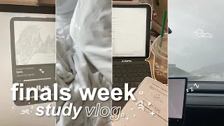 finals week 📓: study vlog, library sesh, & more !!