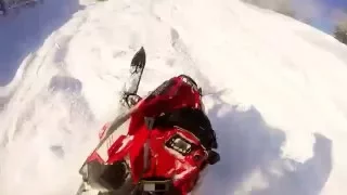 Having fun in a steep hill - Polaris SKS Axys