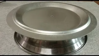 How to make cake Turntable at home with kitchen accessories | Rotating cake stand