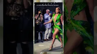 Jennifer Lopez Walks in Versace Fashion Show. What do think about the design?