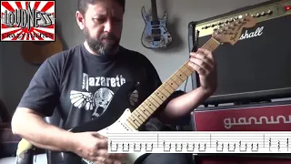 Loudness - Crazy Nights ( guitar cover w/ tabs)
