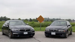 1998 BMW E39 BMW 540i/6 VS BMW 2020 G......? series, TUNNEL!!!!, And ENTERING the highway @ AUTOBAHN