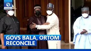 Full Video: Govs Ortom, Bala Reconcile After Meeting With Wike, Fintiri