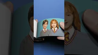 Hermione & Harry Potter Singing "Death Bed" FlipBook #harrypotter #flipbook #shorts