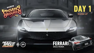 Need For Speed: No Limits | 2020 Ferrari Roma  (Proving Grounds - Day 1 | Warm-Up)