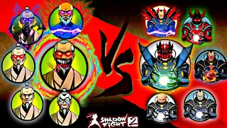 Shadow Fight 2 All Sensei Vs All Titan