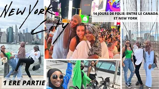 VLOG Partie 1 de mon Trip Au Canada (Montréal, Toronto) et New York avec mes Sistas