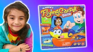 Aladdins Flying Carpet Game | Toy Unboxing and Review | Lunas Toy Channel