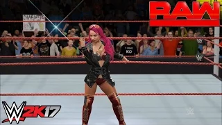 WWE 2k17 - Charlotte vs. Sasha Banks: Women's Championship | PS4 Gameplay