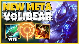 THIS NEW VOLIBEAR BUILD IS CRUSHING CHALLENGER (HILARIOUS BROKEN) - League of Legends