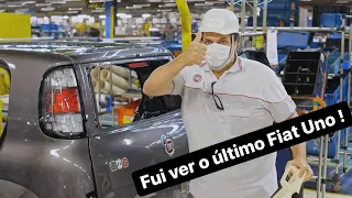 FUI NA FÁBRICA DA FIAT VER FAZER O ÚLTIMO UNO ! UNO CIAO !!!