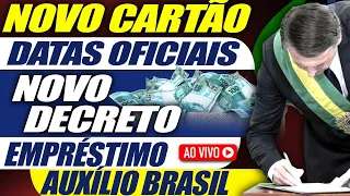 AGORA SIM: DATA OFICIAL + Dinheiro! Novo Cartão Benefício + Empréstimo Auxílio Brasil! ÓTIMA NOTÍCIA