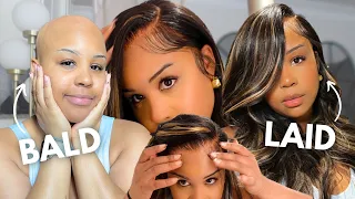 No Plucking,No Bleaching Ready To Wear Glueless Wig | Detailed Deep Side Part Wig Install | Hairvivi