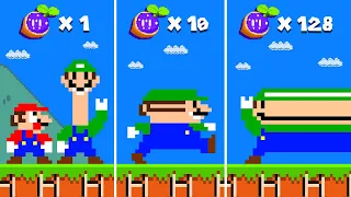 Super Mario Bros. but Every Seed makes Luigi More STRETCHY!...