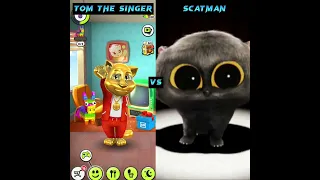 Tom The Singer Vs Scatman Who Is Best ? 👌 🤣 #shorts