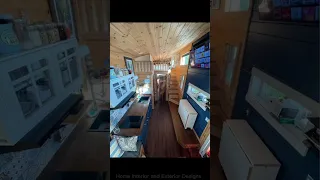 Tiny house 300 sq ft live in comfortable & is fully smart connected too.#shorts #viral #ytshorts