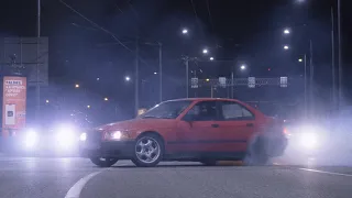 BMW Illegal Street Drifting in Riga