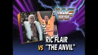 Jim Neidhart vs Ric Flair   SuperStars Nov 9th, 1991