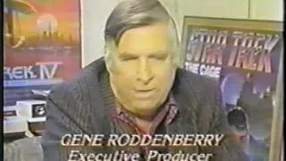 Gene Roddenberry Star Trek The Next Generation Pre Air Interview