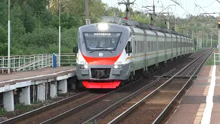 Электропоезд ЭП2Д-0089 ЦППК платформа Сушкинская