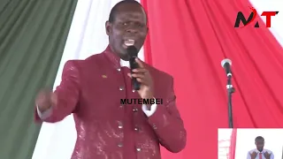 SEE HOW PRESIDENT RUTO TOUCHED BY THIS GREAT MESSAGE OF GOD PREACHED BY APOSTLE KIMANI