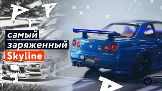 ⚡ GT-R R34 Z-tune из коробки! Обзор сборных моделей Skyline от Tamiya