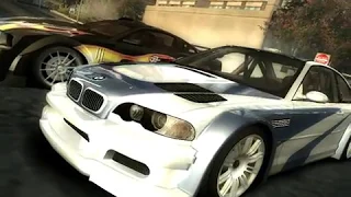 NFS Most Wanted BMW M3 GTR VS  Ford Mustang GT Взрыв двигателя