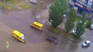 ДТП (наезд на пешехода г. Волжский) ул. Мира ул. Оломоуцкая "Океан" 22-05-2017 16-07