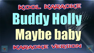 Buddy Holly - Maybe baby (Karaoke version) VT